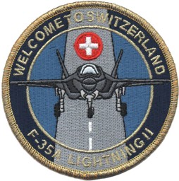 Bild von Lockheed Martin F-35 A Lightning II Schweizer Luftwaffe Abzeichen
